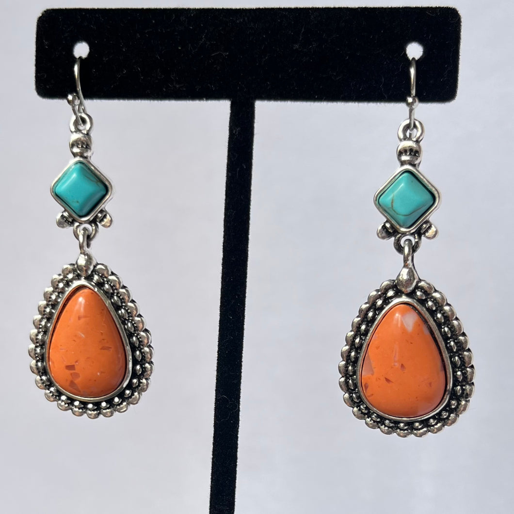 Orange and Turquoise