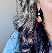 Load image into Gallery viewer, Orange and Turquoise
